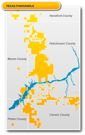Texas Panhandle Map